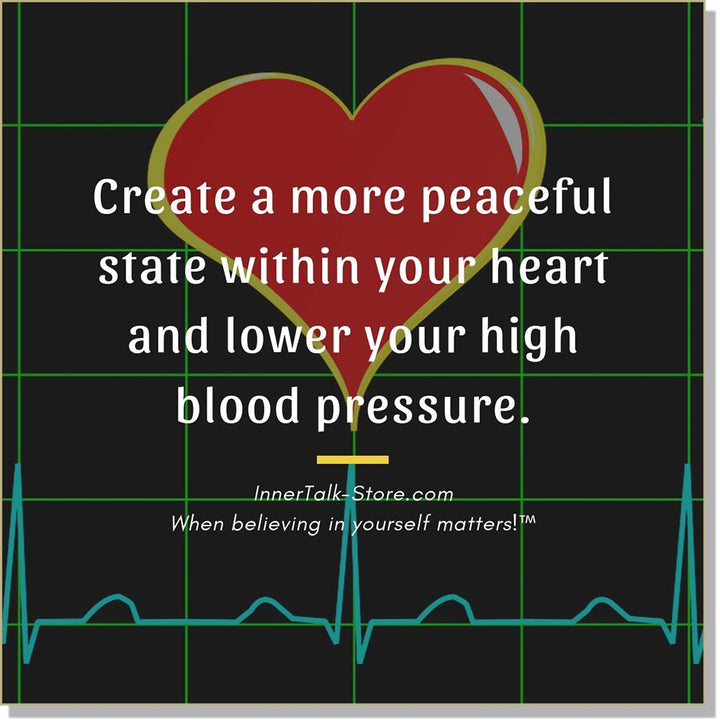 Lowered Blood Pressure - InnerTalk subliminal self-improvement affirmations CD / MP3 - Patented! Proven! Guaranteed! - The Best