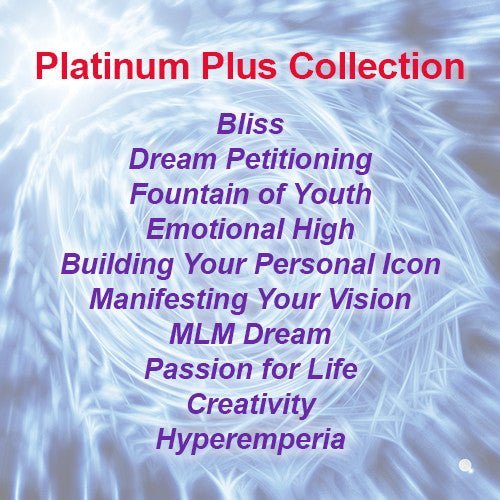 Platinum Plus CD Collection - Platinum Plus hypnotic tones and frequencies plus InnerTalk subliminal self help affirmations on CD and MP3